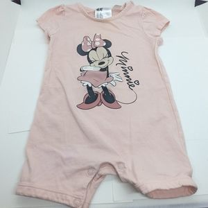 Minnie mouse H&M baby romper 3 months